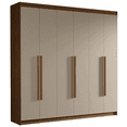 thumbnail image 1 of Ropero Closet Madesa Venus 6 Puertas 180cm Marrón/Crema 1, 1 of 9