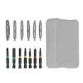thumbnail image 2 of Extractor de tornillos rotos, extractor de tornillos rotos, kit de puntas de destornillador doble, removedor de tornillos, funcionalidad inteligente VoborMX herramienta, 2 of 8