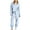 Light Blue, variant on Women's Fall 2 Piece Outfit Casual Crew Neck Long Sleeve Tops and Cargo Pants Lounge Sets Tracksuits with Pockets