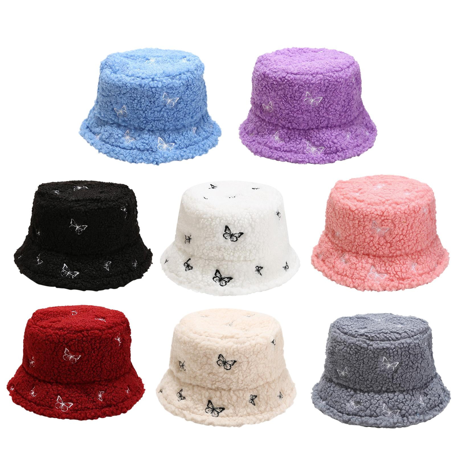 Bucket Hat Warm Soft Foldable Winter 