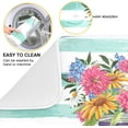thumbnail image 2 of SKYSONIC Striped Spring Daisy Dish Drying Mat for Kitchen Counter Microfiber Absorbent Reversible Drying Pad Fast Dry Kitchen Accessories 16x18in, 2 of 6