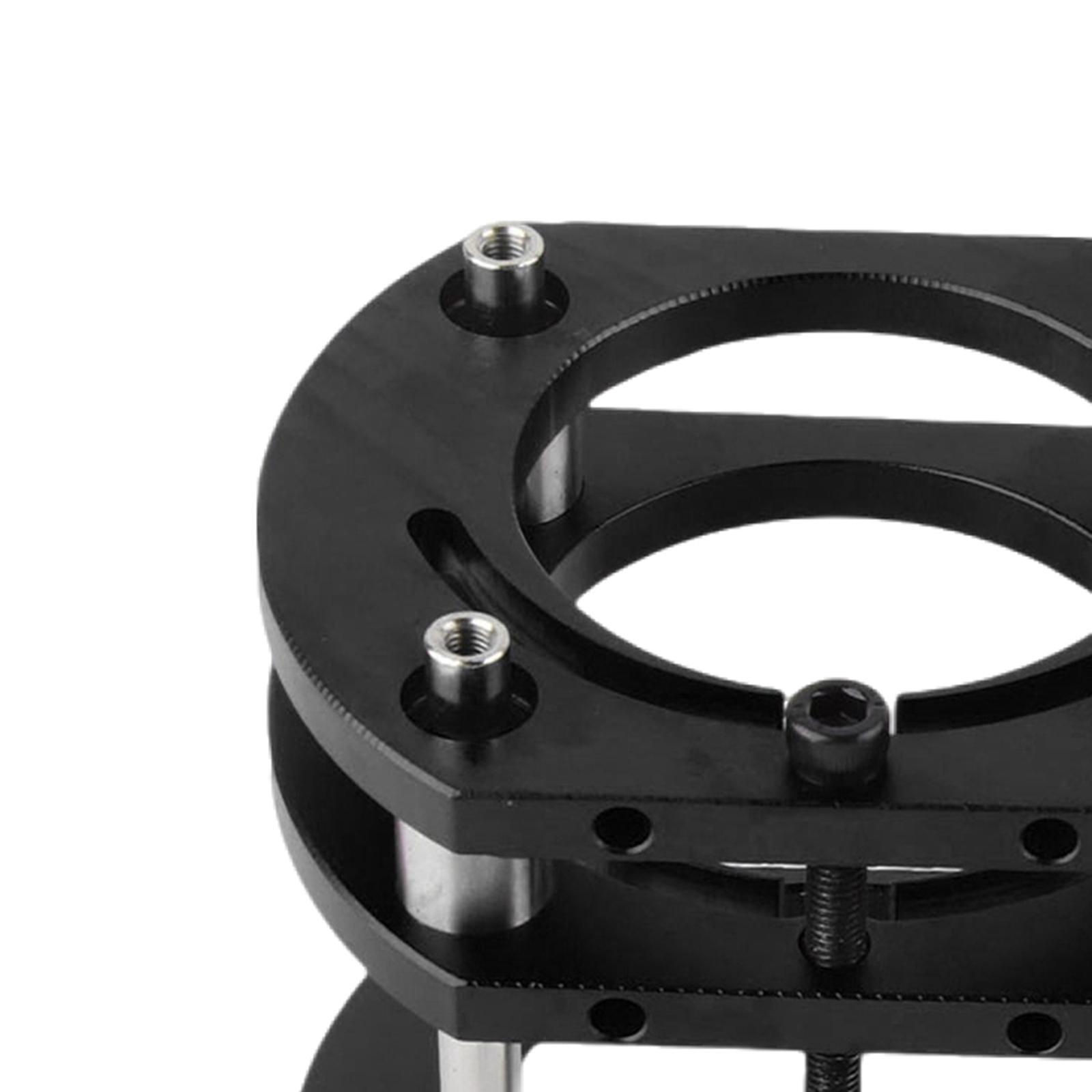 Colaxi Router Lift Router Table Lifting System Base Black Versatile Practical for 64-66mm Diameter Motors Engraving Tool