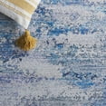 thumbnail image 6 of SAFAVIEH Tacoma Hailey Abstract Machine Washable Area Rug, Grey/Blue, 6' x 6' Round, 6 of 7
