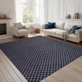 thumbnail image 1 of ANTPOP Runner Rug Non-slip Accent Rugs Washable Hallway Durable Polypropylene Indoor Outdoor with Rubber Backing for Entryways Kitchens Bedrooms , 3' x 6', Checkred Gray, 1 of 7