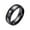 Black, variant on Women's Ceramic 6MM Simple Cubic Zirconia Inlay Wedding band Ring White Size 8