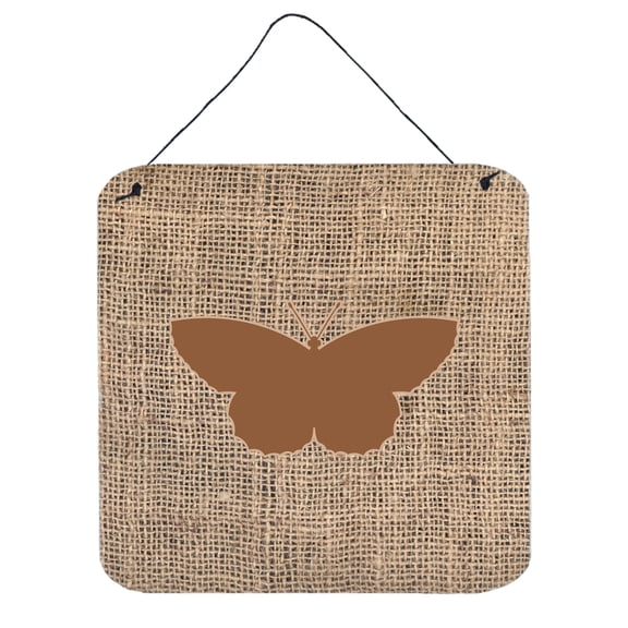 Butterfly Burlap and Brown BB1041 Wall or Door Hanging Prints