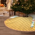 thumbnail image 5 of Sikiie White Ice Cream Nativity Christmas Tree Skirt, Jesus Christian Winter Holiday Tree Mat Decoration(30-48IN)36", 5 of 6