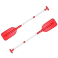 thumbnail image 1 of Bamboohart Red Kayak Paddle 2Pack Floating Adjustable Perfect For Outdoor Adventure, 1 of 7