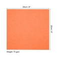 thumbnail image 2 of Uxcell Origami Paper Double Sided for Art Craft Project Beginner 100 Sheets Orange 8x8 inch, 2 of 5