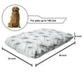 thumbnail image 2 of Daisy Pet Bed, Flower Branches Hand Drawn Blossom Spring Growth Feminine Retro Illustration, Resistant Pad for Dogs and Cats Cushion with Removable Cover, 24" x 39", Slate Blue Pearl, by Ambesonne, 2 of 4