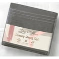 thumbnail image 5 of Leluxe Home Charcoal 3-Piece Twin Sheet Set - Cooling, Wrinkle Free, 5 of 9