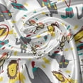 thumbnail image 5 of Ambesonne Circus Valance Pack of 2, Doodle Circus Animals, 42"X18", Multicolor, 5 of 5