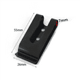 thumbnail image 4 of 40Pcs 56X25mm Double Holes Metal Spring Belt Sheath Clip Clasp Buckles Accessories with 8mm Cap Studs Screws, 4 of 4