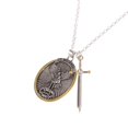 thumbnail image 4 of Saint Patron Catholique Pendentif Michael St. Michael le Collier Pendentif Archange, 4 of 6