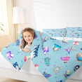 thumbnail image 4 of Homewish Kids Sport Game Bedding Comforter Set,Baseball Lover Twin Comforter Sets,Multicolor Graffiti Bedding Set For Girl Teens,Microfiber Bedroom Decor Reversible,2-Piece, 4 of 8