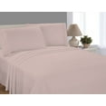 thumbnail image 2 of (2 pack) Mainstays Super Soft Brushed Microfiber Bed Sheet Set, Full, Pink Blush, 4 Piece, 2 of 13