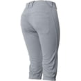 thumbnail image 3 of Russell Women's Low Rise Knicker Fastpitch Softball Pants Grey M, 3 of 3