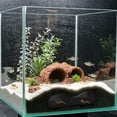 thumbnail image 6 of BingTong Aquarium Underground Viewing Tunnel Cave | Natural Curved Gravel Hideout for Fish & Shrimp | Fish Tank Decoration For Catfish Shrimp Reduce Aquatic Pet B-Black, 6 of 6