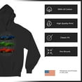 thumbnail image 6 of 1970 Road Legends Muscle Car Unisex Hoodie American Vintage Classic, 6 of 7