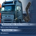 thumbnail image 2 of Unique Bargains Windshield Wiper Control Switch for Volvo FH4 2012-2024 Replace No.22860373, 2 of 7