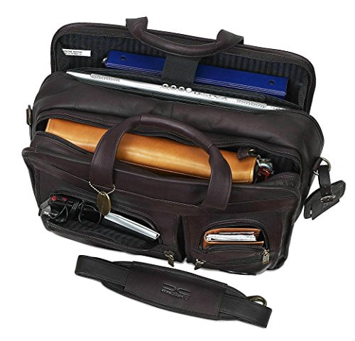 ClaireChase Executive Carrying Case (Briefcase) for 17" Notebook, Black