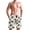 Black Cow Spots, variant on Dailycode Men's Quick Dry Swim Trunks Beach Shorts Casual Summer Board Shorts with Pockets, Black and Graffiti