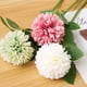 thumbnail image 2 of Monstrate 12 piezas de flores artificiales crisantemo bola planta flores Hortensia ramo de novia para decoraciones de fiesta de jardín Decoración Rojo, 2 of 6