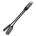thumbnail image 2 of Adaptador de audio y cargador USB C a 3,5 mm - PD 100W carga rápida, ¡sonido premium!, 2 of 11
