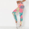 thumbnail image 5 of Aoochasliy Clothes Womens Pants Petite Women's Ink Yoga Tie-Dye Pants Slim And Hip Lifting Exercise Bottom Pants, 5 of 9