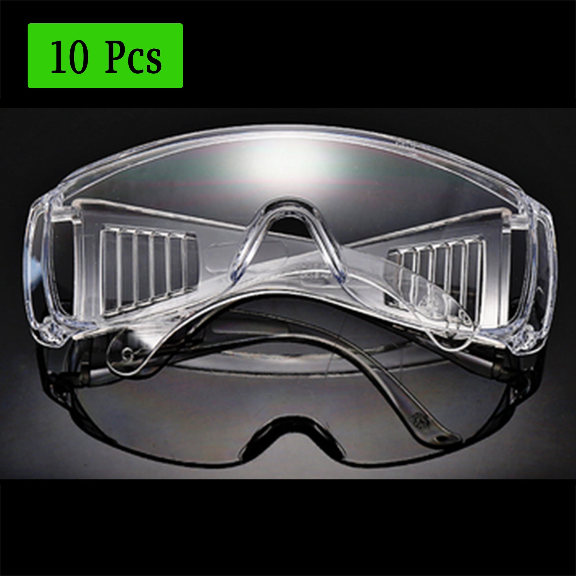 C.F.GOGGLE 10 Pieces Safety Glasses Safety Goggles High Definition Anti