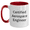 White/Red, variant on Funny Quotes for Aerospace Engineers, Unique Gifts for Him from Family, Friends, or Coworkers, Two Tone Coffee Mug for Father's Day