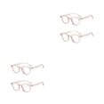thumbnail image 3 of Minnieouse Monturas para gafas, estante para gafas, accesorio DIY para fatiga visual, firmeza, decorativa, elegante, para mujer, antiordenador, Color del té 2piezas, 3 of 6