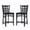 Black, variant on Linon Lola Counter Stool Wood Seat Black Set Of 2
