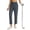 Dark Gray, variant on Womens Work Pants Stretch Travel Casual Golf Business Petite Ankle Slacks Dressy Pockets Lightweight Beige S