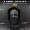 thumbnail image 2 of Máscara de media cara pasamontañas capucha exterior Airsoft Sports Protect Gear (negro), 2 of 9