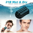 thumbnail image 3 of shiyou-Series 3 21B Replacement Head for Electric Shaver Compatible with Braun Electric Razors 3040s 300s 310s 3080s Models, for 21b Foil & Cutters Razor Accessories(2 Pack), 3 of 4