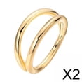thumbnail image 1 of Anillos para la nariz,Aro para la nariz de acero inoxidable,anillos para el tabique nasal,Pendiente de aro nasal abierto doble para mujer,Accesorios de joyería con pendientes en forma de, 1 of 8