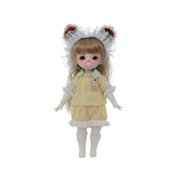May C BJD - Adorable 1/6 Anime Baby Doll | Pacifier & Poseable Full Set