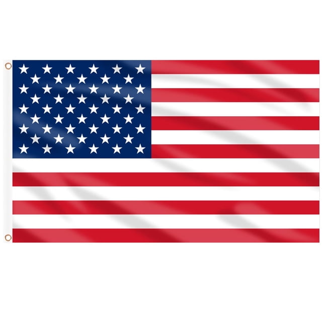 Bandera AhfuLife 91 x 152 cm de EE. UU., doble cara, 2 piezas
