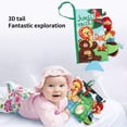 thumbnail image 3 of Baby Animal Tail Book, Baby Toy Book Safe Educational 3D  For Kindergarten For Infants Forest,Dinosaur,Ocean, 3 of 8