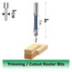 thumbnail image 2 of Fresa piloto Bosch 85147 de 9,5 mm x 22 mm, HSS, de 1 filo, 2 of 4