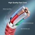 thumbnail image 7 of Cshidworld 3Pack Lightning Charge Cord, [Apple MFi Certified] 6/6/10 feet,High Fast/Data Sync Charging Cable Compatible for Apple iPhone 14/13/12/11 Promax/XS/XR/8/7/SE/iPad, 7 of 7
