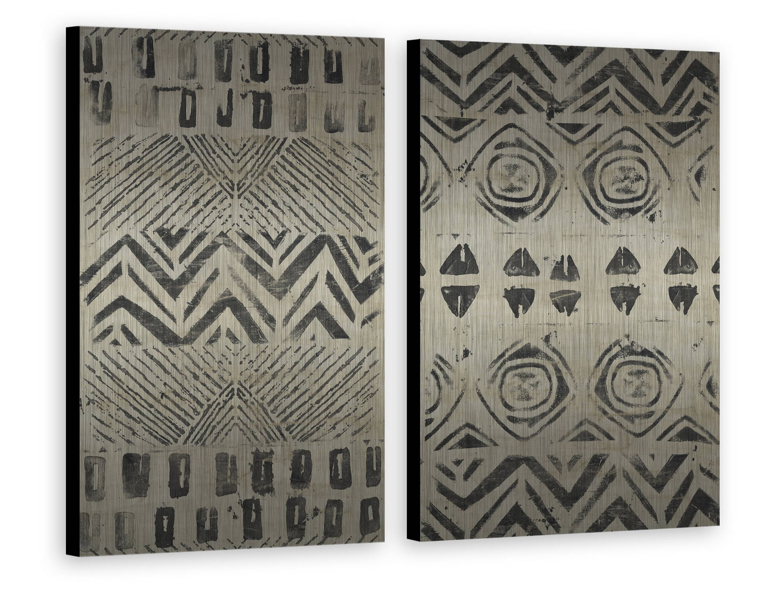 Marmont Hill Golden Patterns Diptych