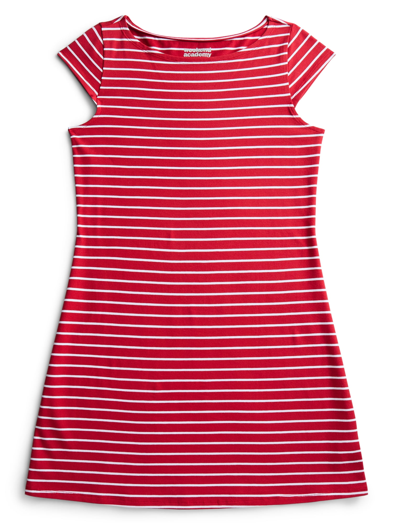 Weekend Academy Girls Knit Dress with Short Sleeves, Sizes 4-18