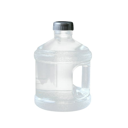 

YruYptpaln 0.8/1.3 Gallon Water Bottle With Cover Big Water Bottle With Cover Gym Water Bottle With Handle Gallon Water Jug (101/170 Oz Transparent) Outdoor Handle Large Capacity Water Glass Food