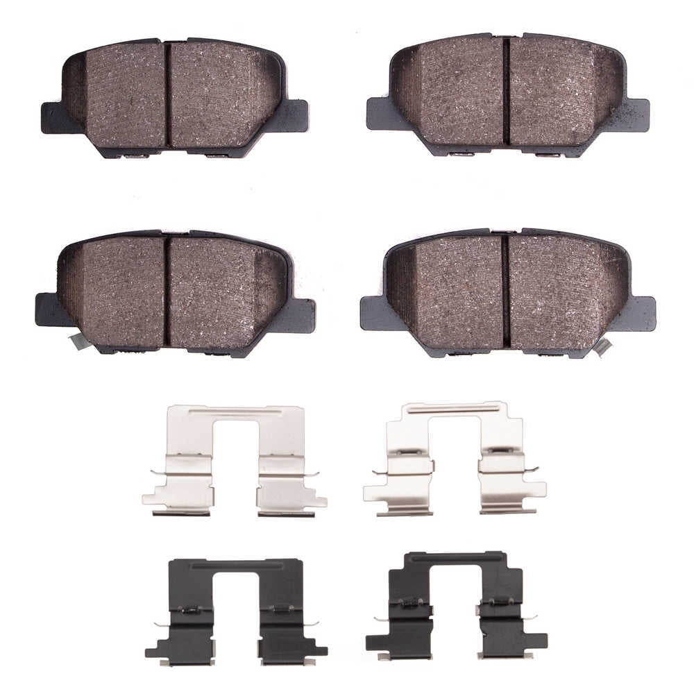 Dynamic Friction Company 1551-1679-02 DFC 5000 Advanced Brake Pads - Ceramic and Hardware Kit - OE