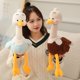 thumbnail image 4 of Vogacara Juguete con relleno de animales, muñeco de pierna larga, adorno suave para niños, dormitorio empalmado, cama, silla, sofá, cojín Animales de peluche y juguetes de peluche Azul, 4 of 6