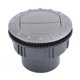 thumbnail image 1 of 1 unids 60 mm salida de aire de ventilación universal que gira el techo redondo interior para el automóvil RV ATV A / C gris, 1 of 5