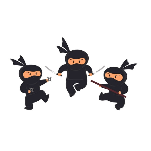 ANIME - Three Martial Arts Gym Themed Decals Karate Martial Arts Gym s Design Vinyl Home Living Room Wall Decal - Multicolored Kids Bedroom Anime Art Adhesive Wall Sticker 10" x 6"