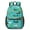 Dachshund Beach Summer, variant on Pug Green Pattern 17" School Backpacks for Teens,Waterproof Oxford Fabric,S-Shape Padded Straps for School,Travel,Hiking,Camping